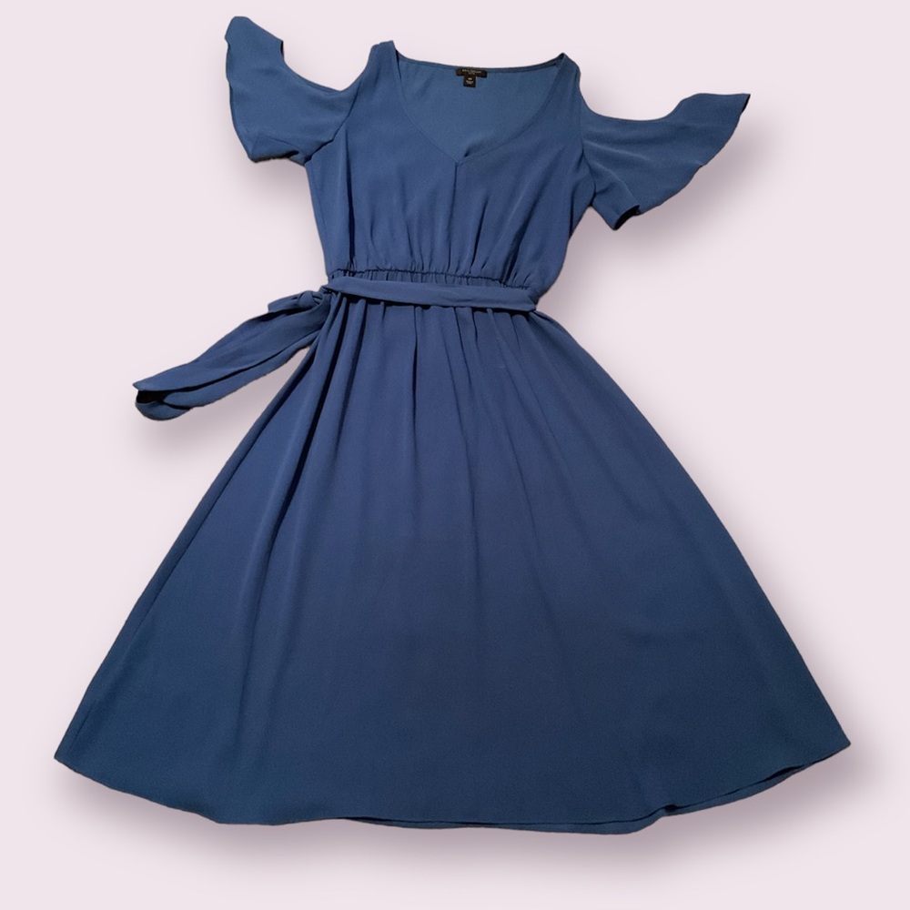Ann Taylor Petite Blue Dress 00P